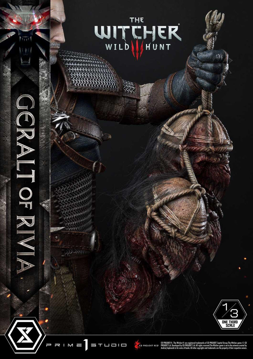 Estátua Geralt de Rivia - The Witcher 3 Wild Hunt - Museum Masterline 1/3 - Prime 1
