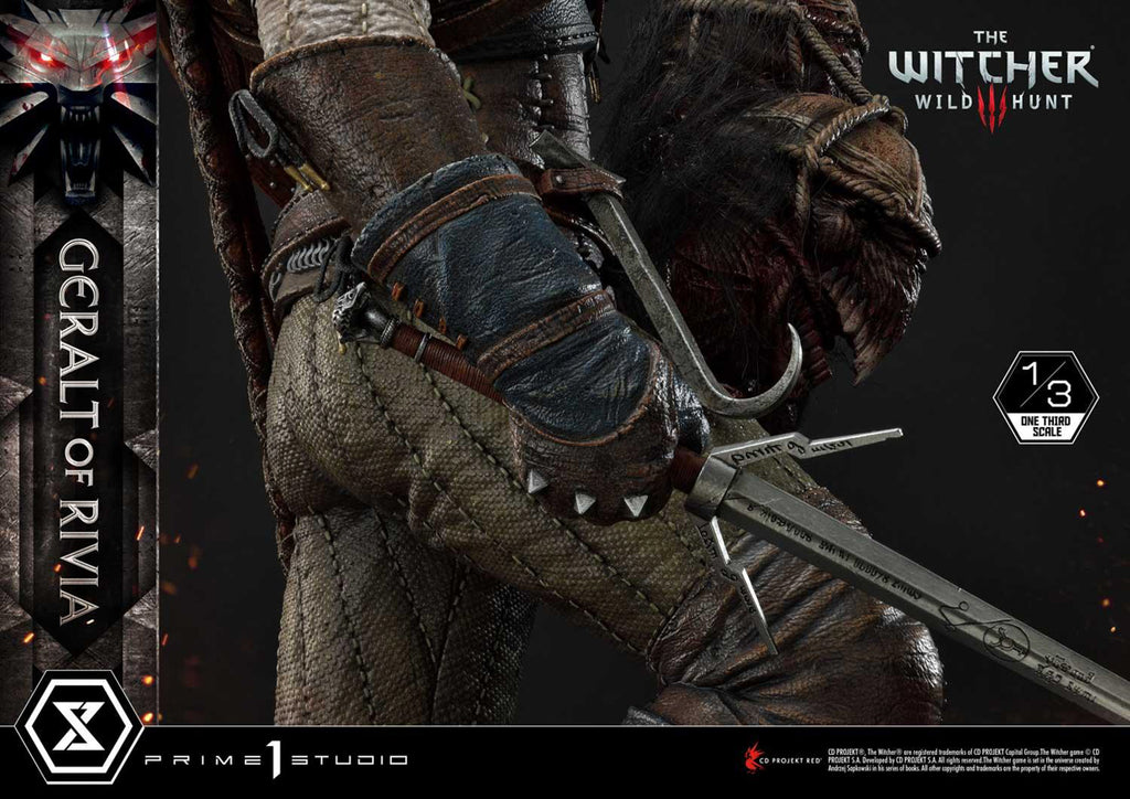 Estátua Geralt de Rivia - The Witcher 3 Wild Hunt - Museum Masterline 1/3 - Prime 1