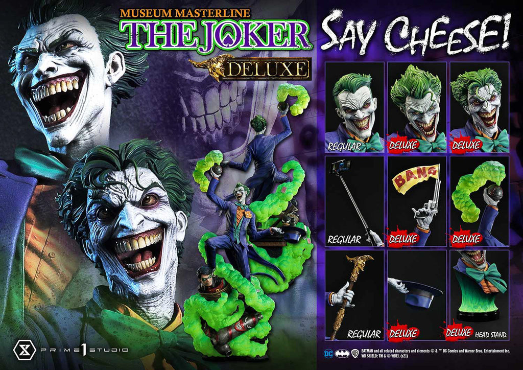Estátua O Coringa Say Cheese! Deluxe Bonus Version - DC Comics - Museum Masterline 1/3 - Prime 1