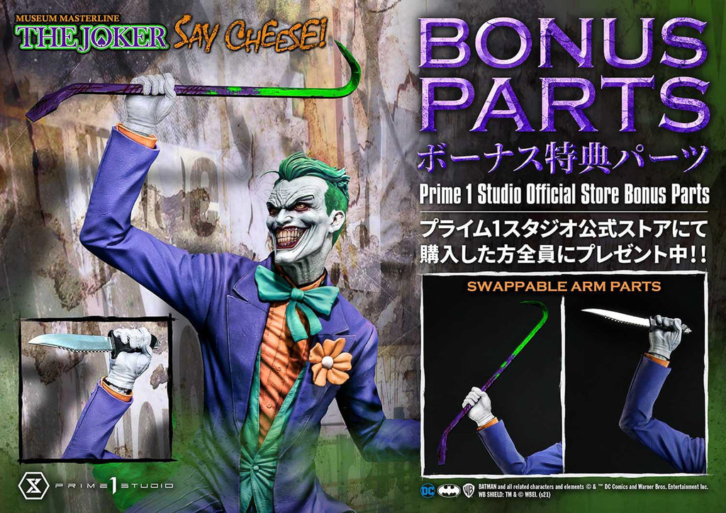 Estátua O Coringa Say Cheese! Deluxe Bonus Version - DC Comics - Museum Masterline 1/3 - Prime 1