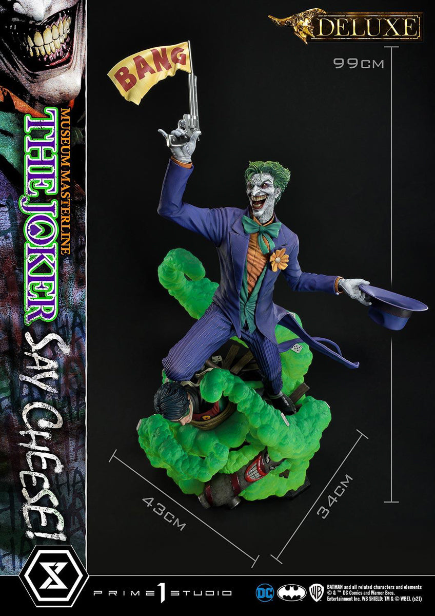 Estátua O Coringa Say Cheese! Deluxe Bonus Version - DC Comics - Museum Masterline 1/3 - Prime 1