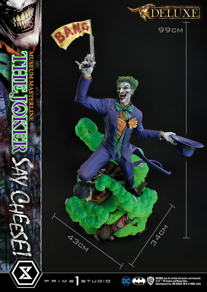 Estátua O Coringa Say Cheese! Deluxe Bonus Version - DC Comics - Museum Masterline 1/3 - Prime 1