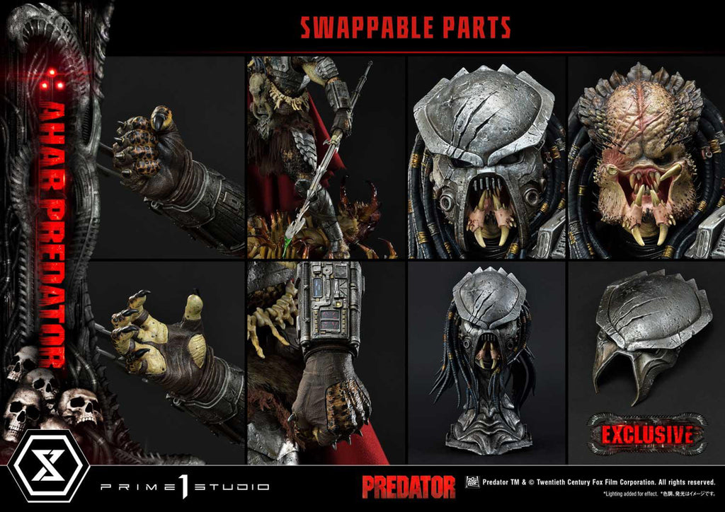 Estátua Ahab Predator Exclusive Bonus Version - Predator Comics - Premium Masterline 1/4 - Prime 1