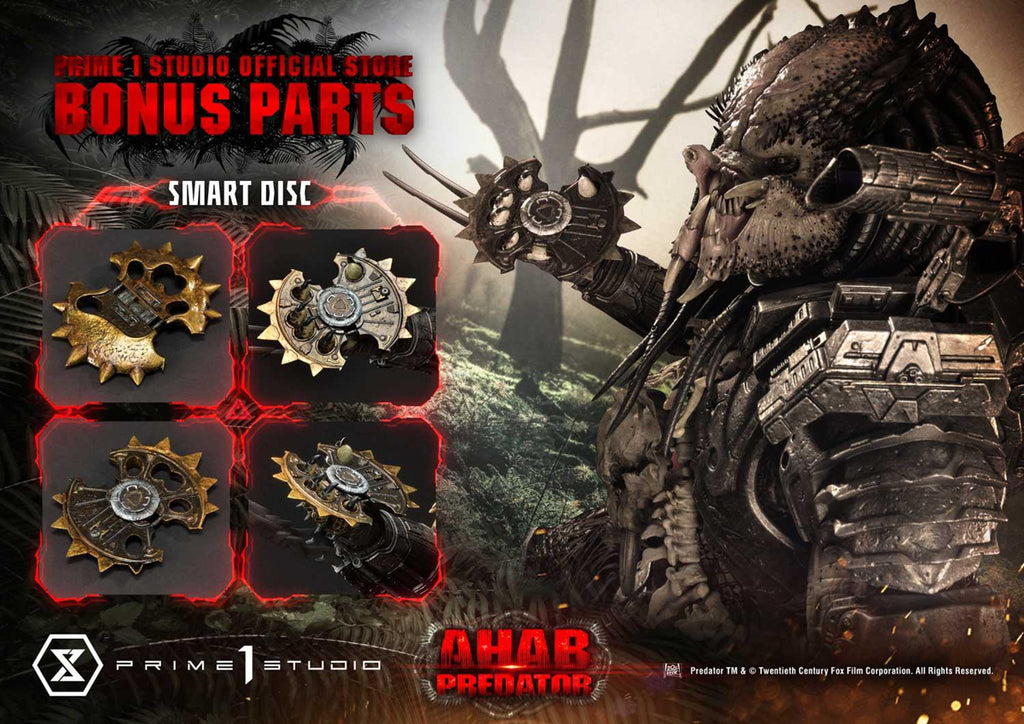 Estátua Ahab Predator Exclusive Bonus Version - Predator Comics - Premium Masterline 1/4 - Prime 1