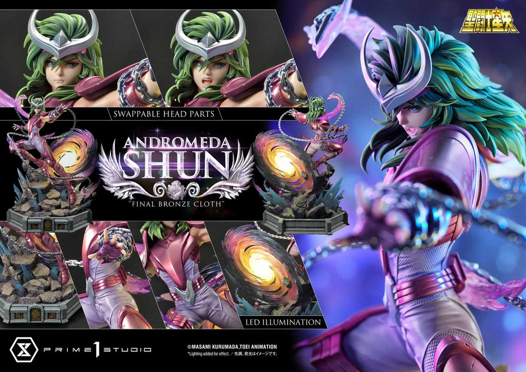 Estátua Shun de Andromeda Final Bronze Cloth Bonus Version - Os Cavaleiros do Zodíaco - Premium Masterline 1/4 - Prime 1