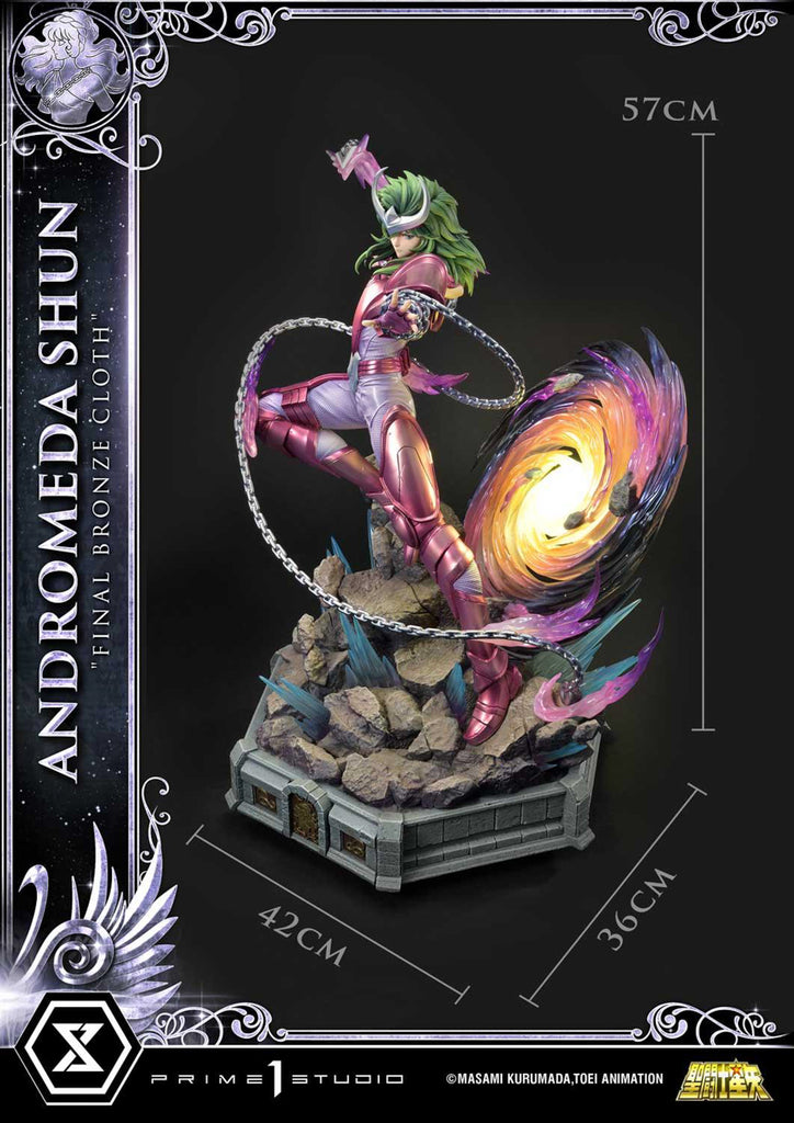 Estátua Shun de Andromeda Final Bronze Cloth Bonus Version - Os Cavaleiros do Zodíaco - Premium Masterline 1/4 - Prime 1