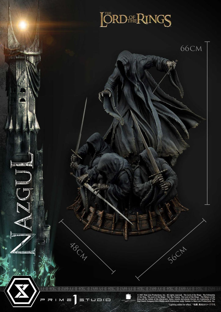 Estátua Nazgul Bonus Version - O Senhor dos Anéis - Premium Masterline 1/4 - Prime 1