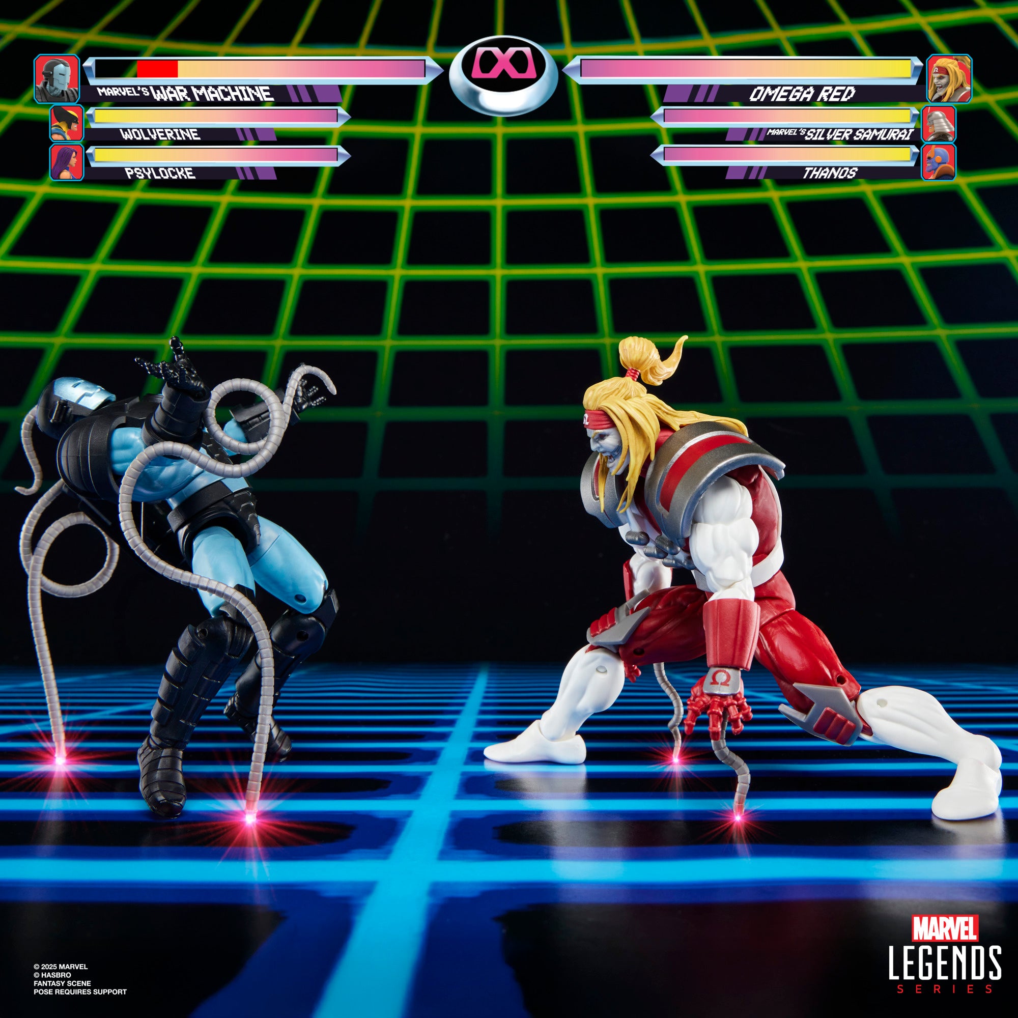 Figuras Pack War Machine vs Omega Red - Marvel Legends Fall