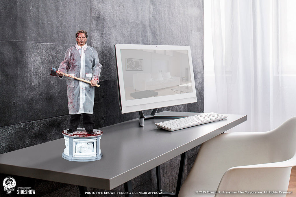 Estátua Patrick Bateman Blood Version - Psicopata Americano - Quarter Scale - PCS