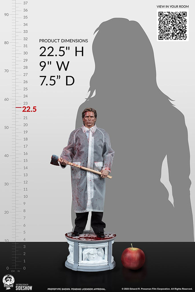 Estátua Patrick Bateman Blood Version - Psicopata Americano - Quarter Scale - PCS