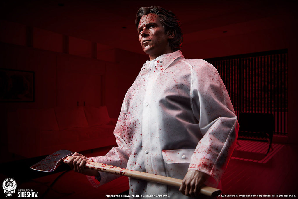 Estátua Patrick Bateman Blood Version - Psicopata Americano - Quarter Scale - PCS