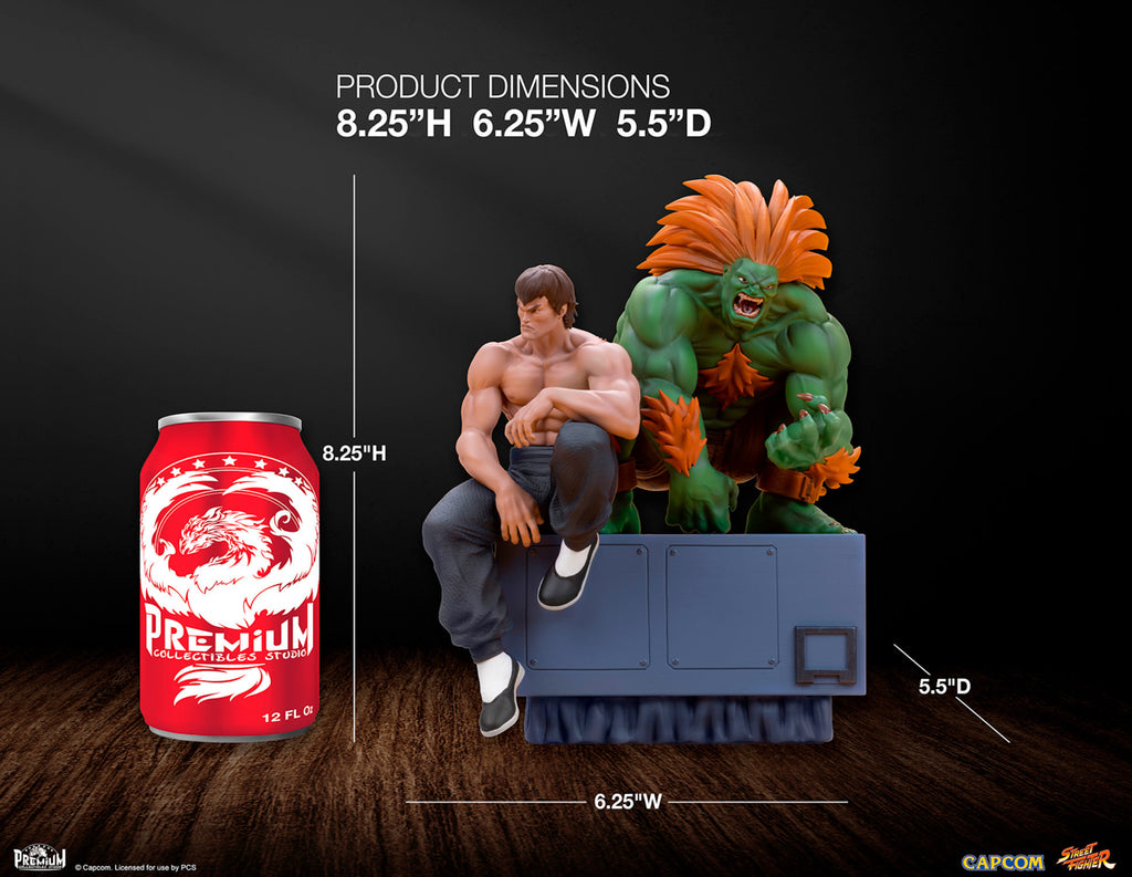 Estátua Blanka and Fei Long - Street Fighter - 1/10 Scale Collectible Set - PCS