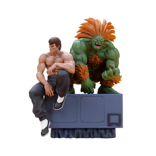 Estátua Blanka and Fei Long - Street Fighter - 1/10 Scale Collectible Set - PCS