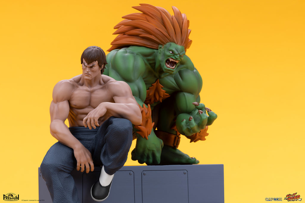 Estátua Blanka and Fei Long - Street Fighter - 1/10 Scale Collectible Set - PCS