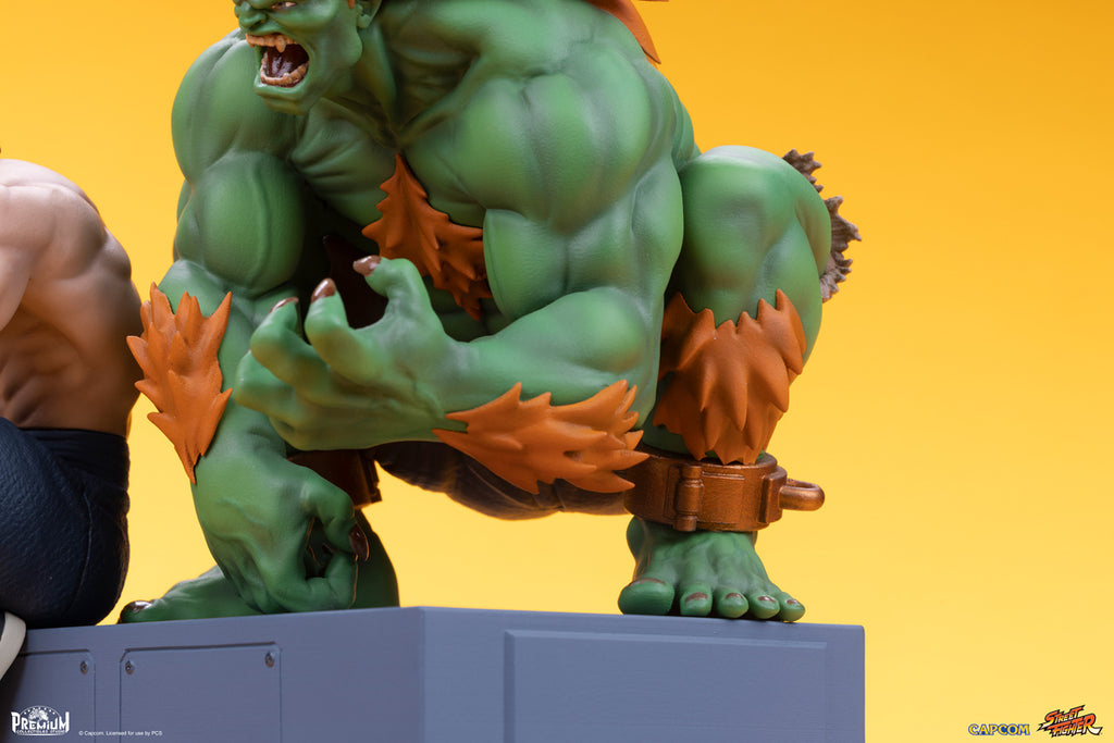 Estátua Blanka and Fei Long - Street Fighter - 1/10 Scale Collectible Set - PCS