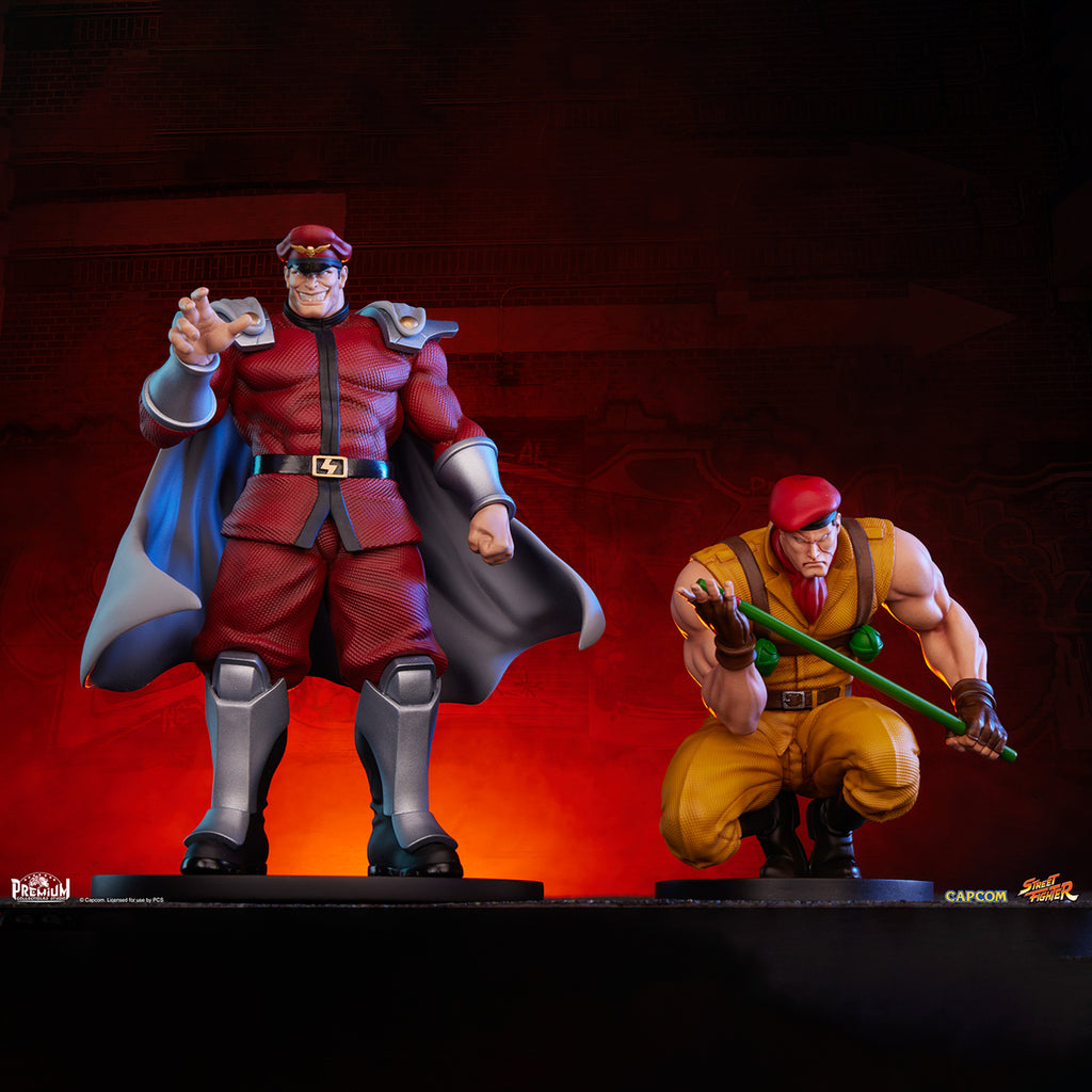 Estátua M. Bison and Rolento - Street Fighter - 1/10 Scale Collectible Set - PCS