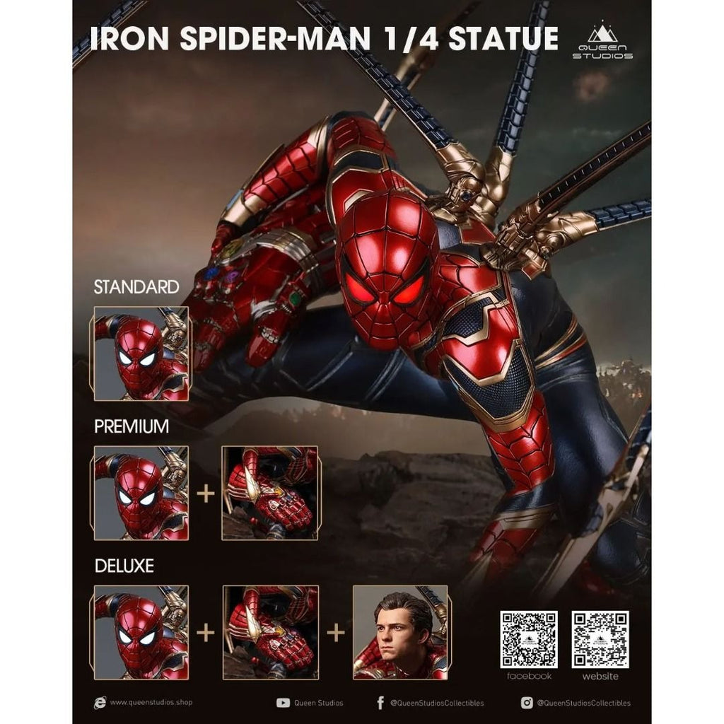 Estátua Aranha de Ferro - Avengers - 1/4 Scale - Queen Studios