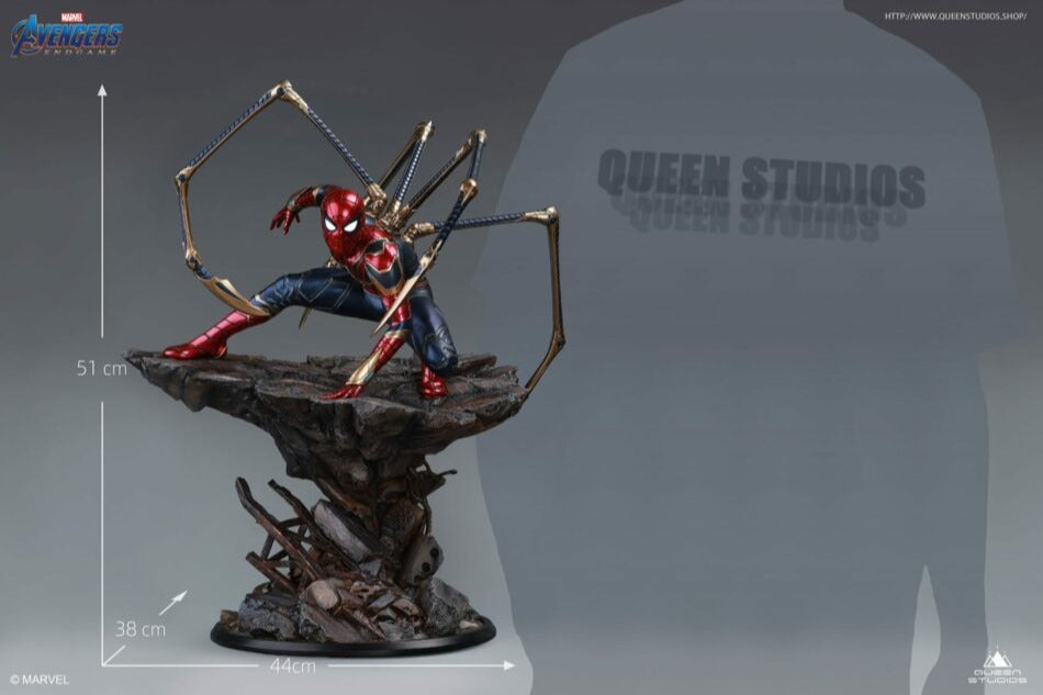Estátua Aranha de Ferro - Avengers - 1/4 Scale - Queen Studios