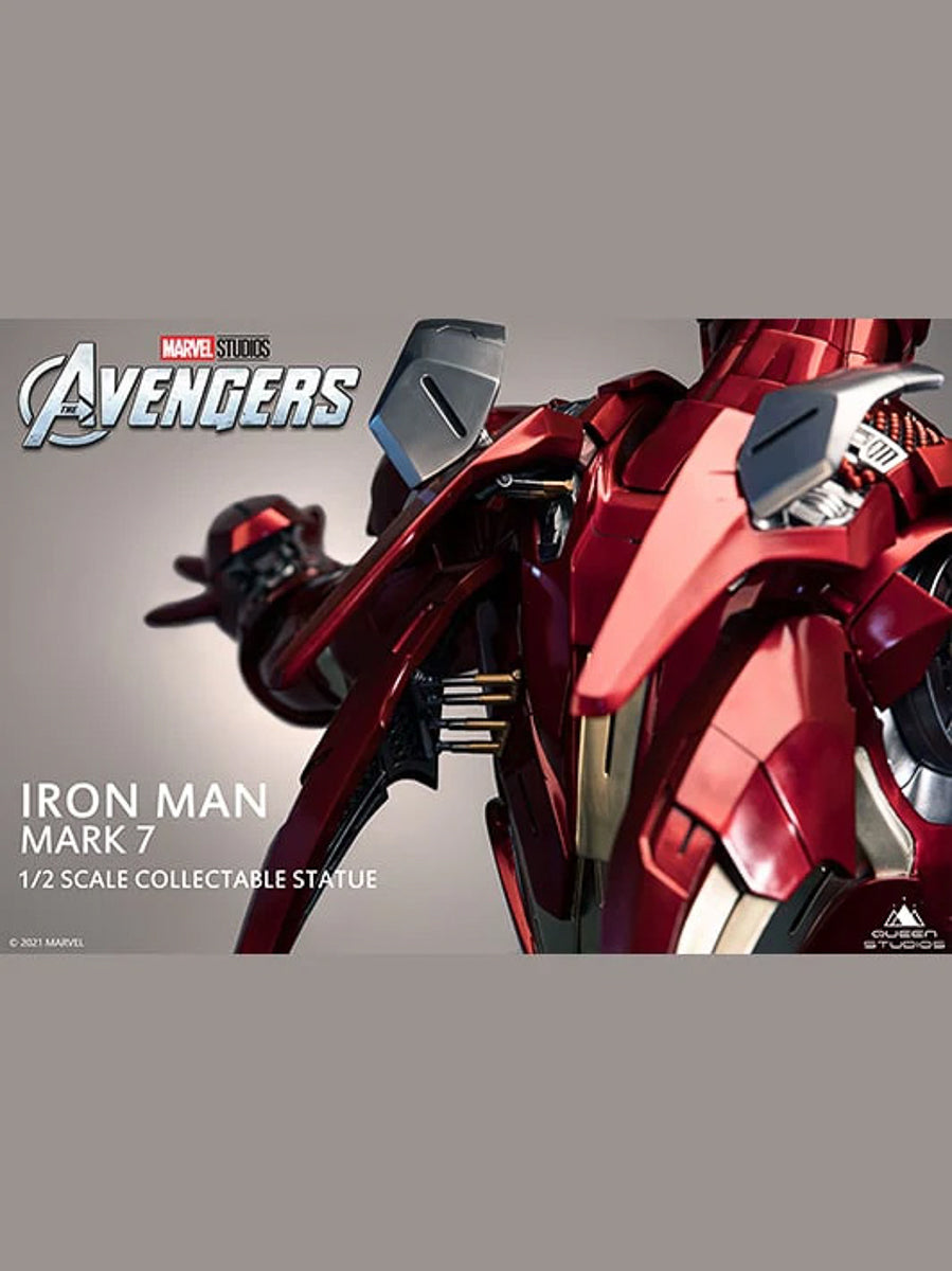 Estátua Iron Man Mark 7 - The Avengers - 1/2 Scale - Queen Studios