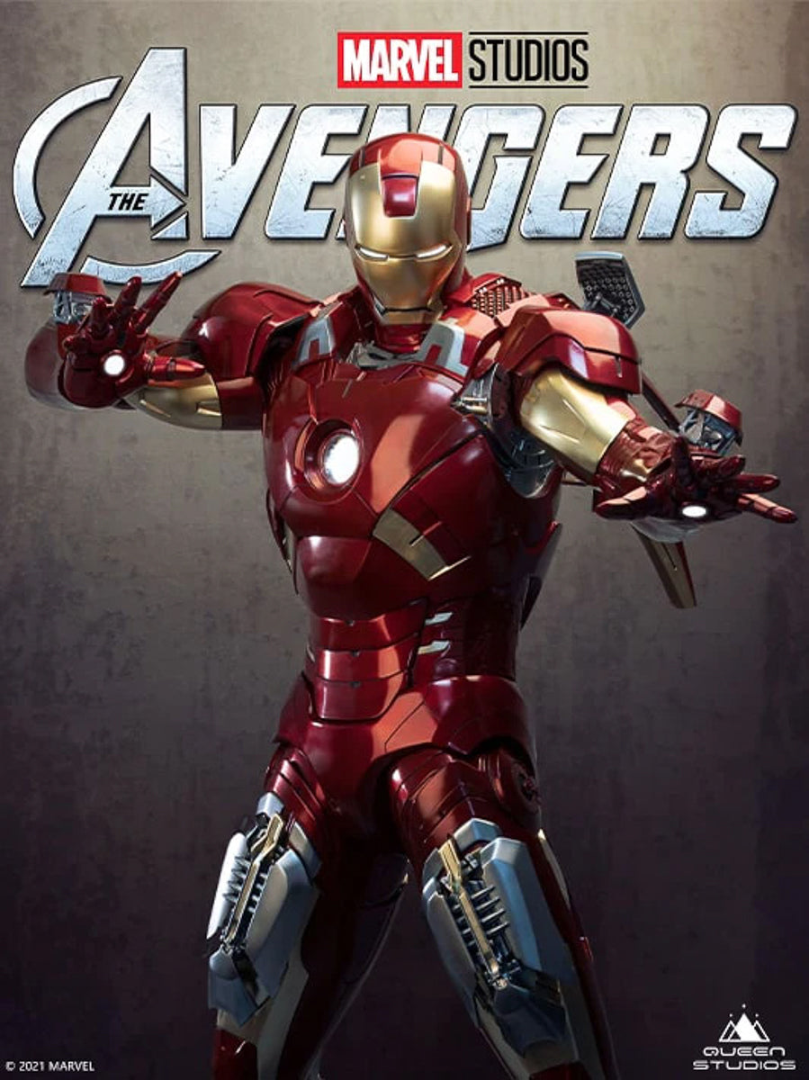 Estátua Iron Man Mark 7 - The Avengers - 1/2 Scale - Queen Studios