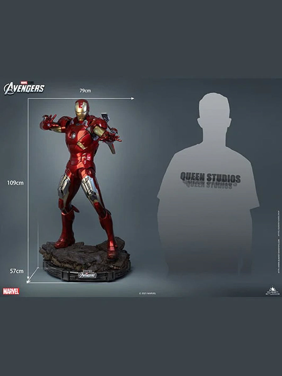 Estátua Iron Man Mark 7 - The Avengers - 1/2 Scale - Queen Studios
