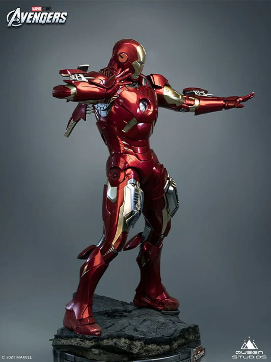 Estátua Iron Man Mark 7 - The Avengers - 1/2 Scale - Queen Studios