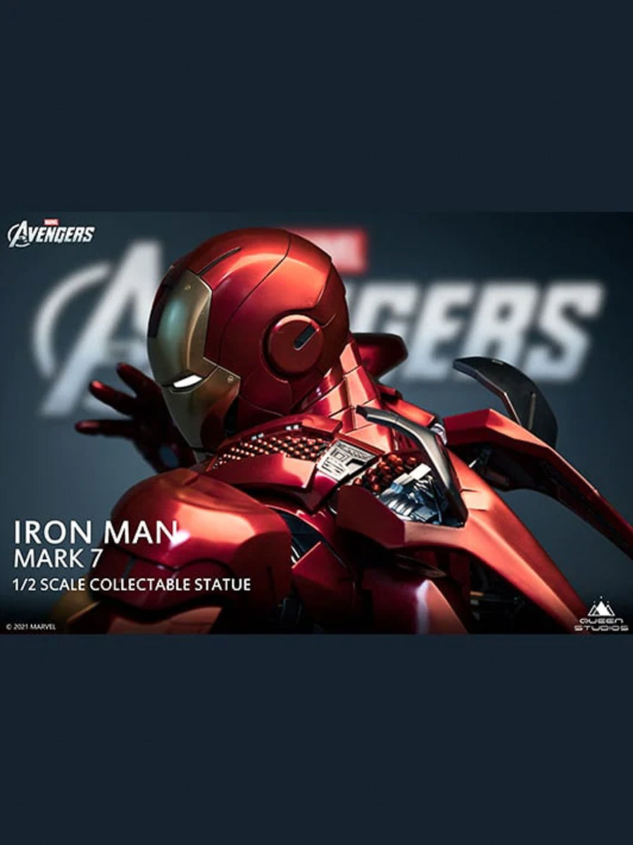 Estátua Iron Man Mark 7 - The Avengers - 1/2 Scale - Queen Studios