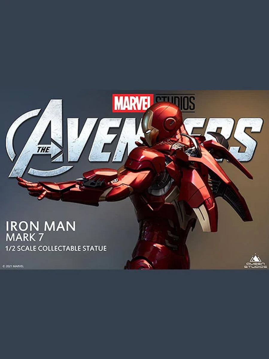 Estátua Iron Man Mark 7 - The Avengers - 1/2 Scale - Queen Studios