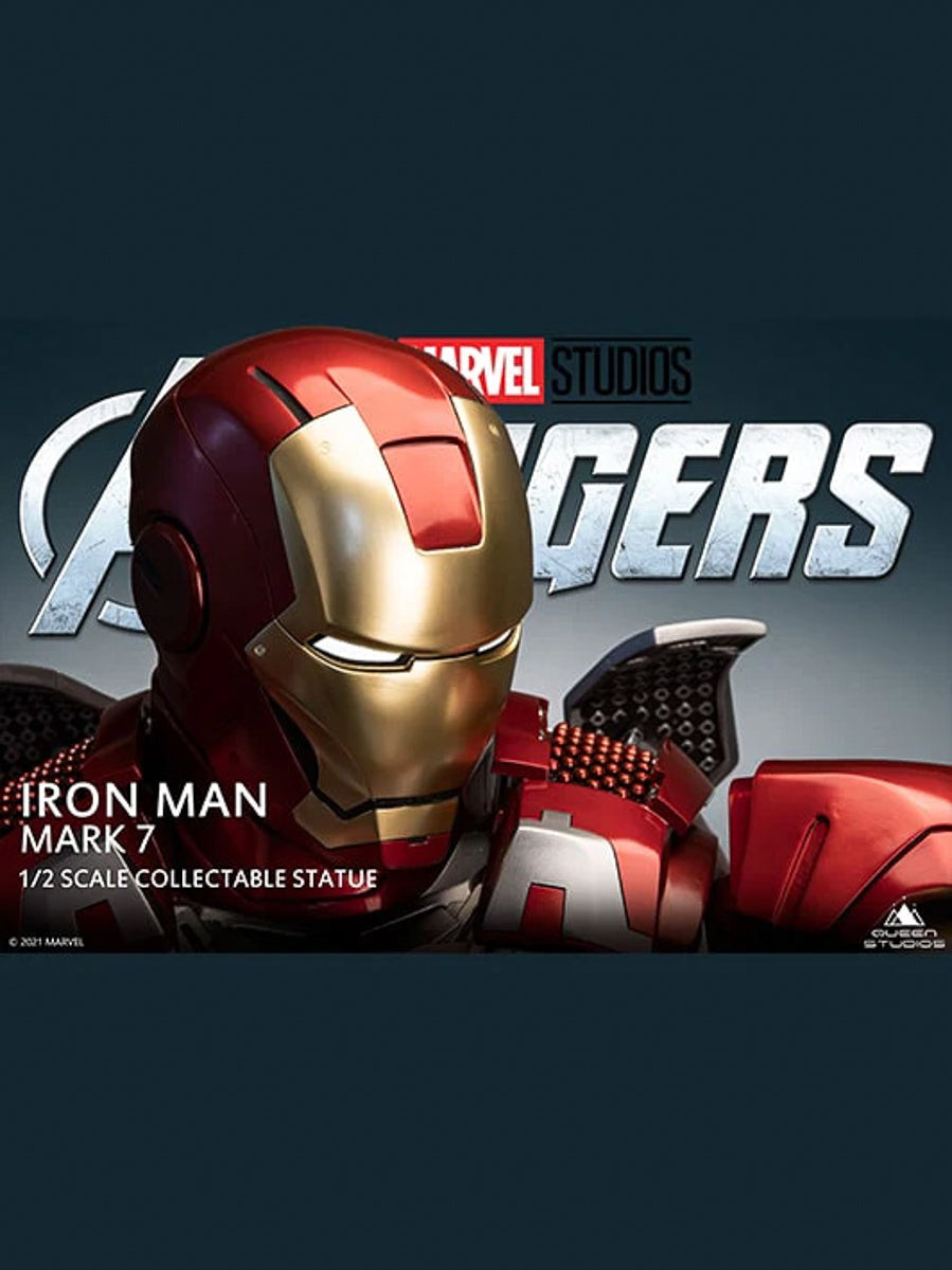 Estátua Iron Man Mark 7 - The Avengers - 1/2 Scale - Queen Studios