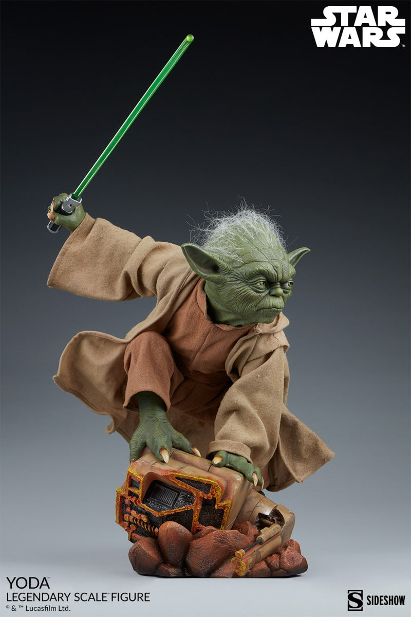 Estátua Yoda - Star Wars - Legendary Scale 1/2 - Sideshow – Iron