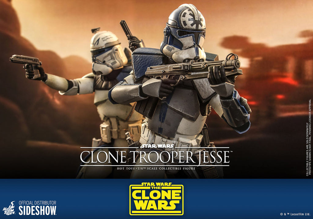 Figura Clone Trooper Jesse - Star Wars The Clone Wars - Sixth Scale - Hot Toys