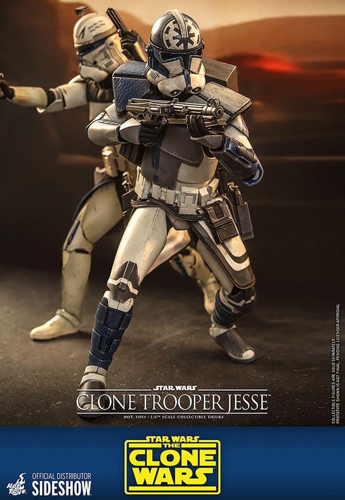 Figura Clone Trooper Jesse - Star Wars The Clone Wars - Sixth Scale - Hot Toys
