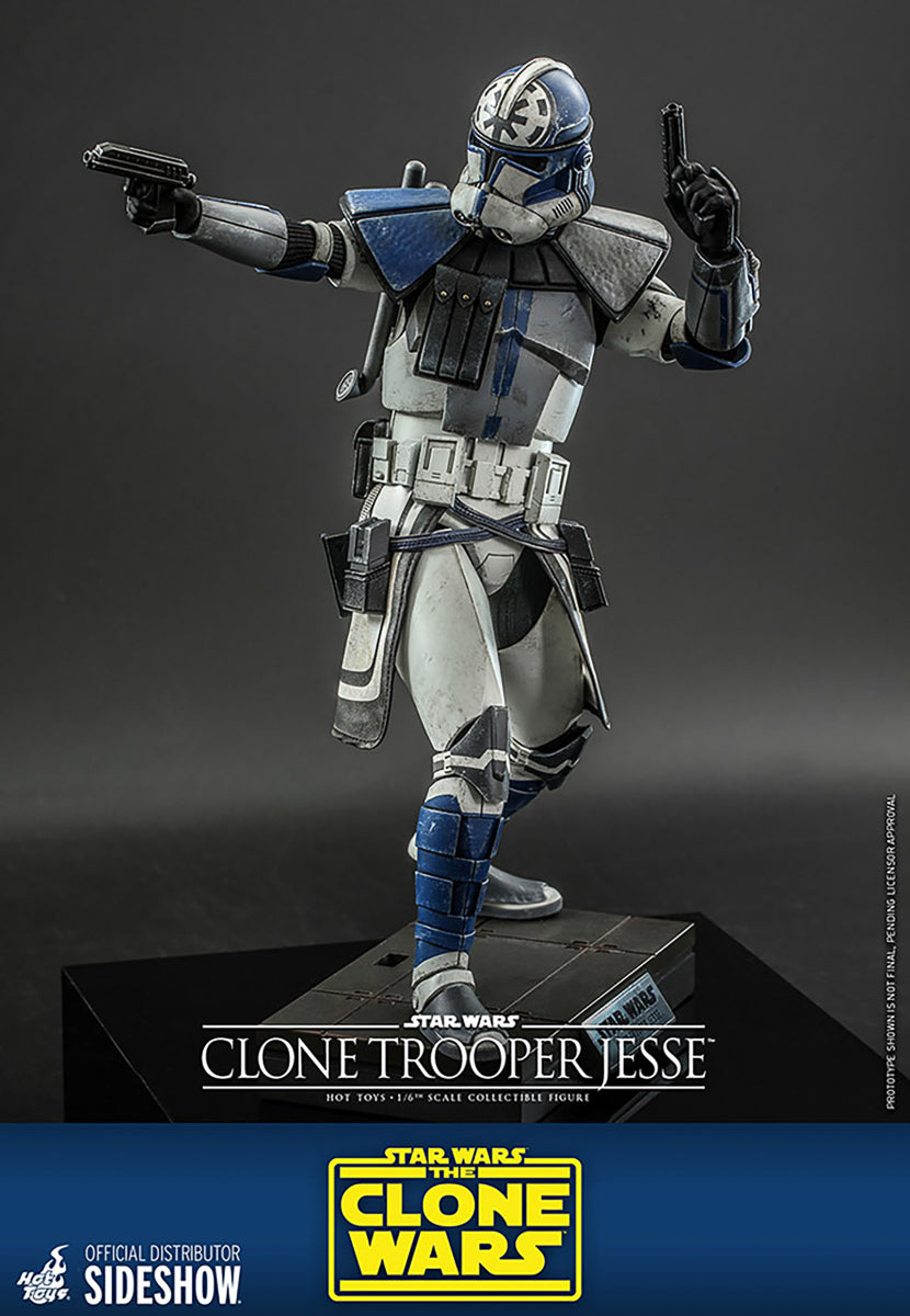Figura Clone Trooper Jesse - Star Wars The Clone Wars - Sixth