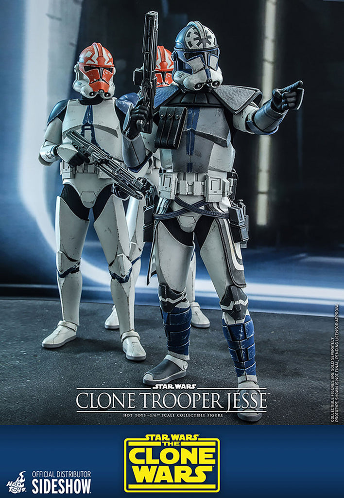 Figura Clone Trooper Jesse - Star Wars The Clone Wars - Sixth Scale - Hot Toys