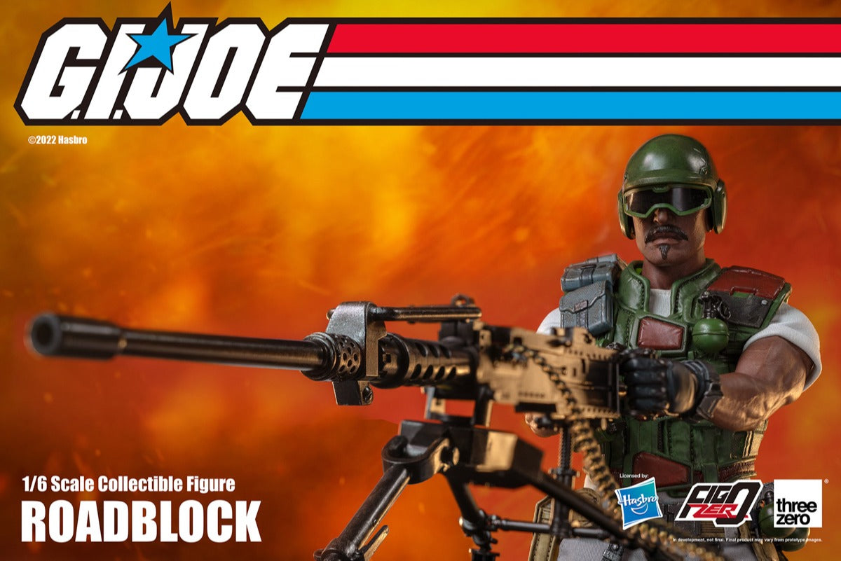 Figura Roadblock - G I Joe - 1/6 Scale - Threezero – Iron Studios