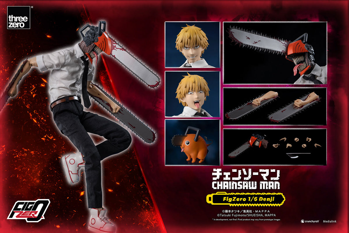 Denji - Chainsaw Man - Figzero 1/6 - Threezero – Iron Studios Brasil