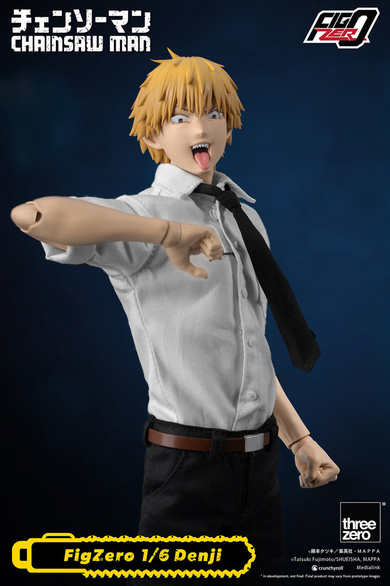 Chainsaw Man Denji フィギュア 1/6 Denji - Chainsaw Man - Figzero 1/6 - Threezero – Iron Studios Brasil