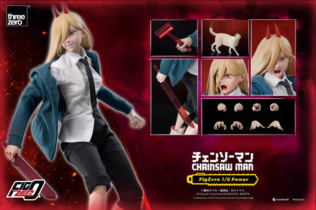 Power - Chainsaw Man - Figzero 1/6 - Threezero – Iron Studios Brasil