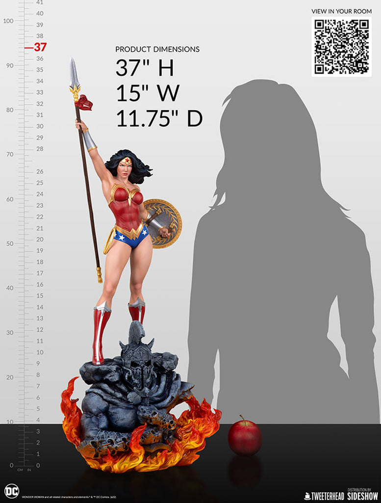 Estátua Mulher Maravilha - DC Comics - Maquette 1/4 - Tweeterhead