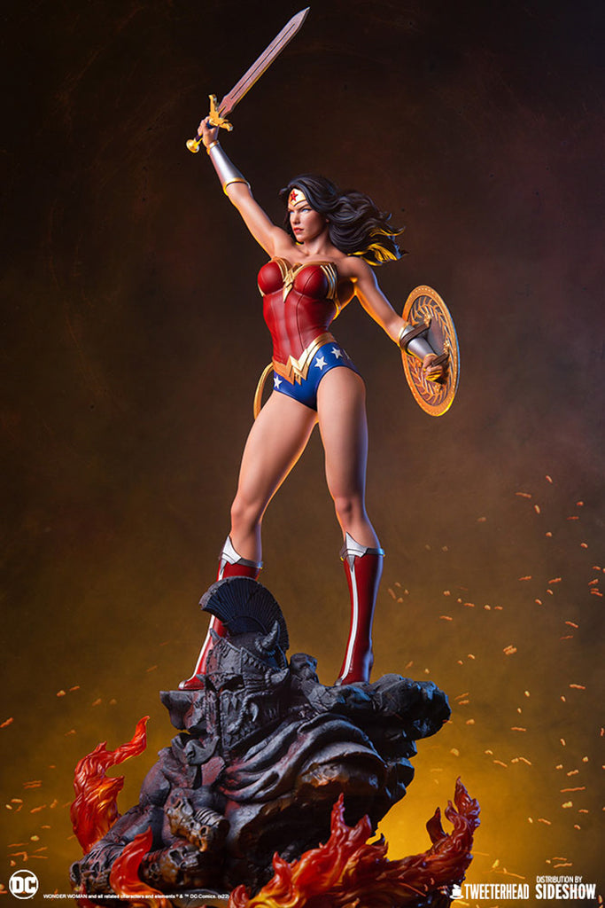 Estátua Mulher Maravilha - DC Comics - Maquette 1/4 - Tweeterhead