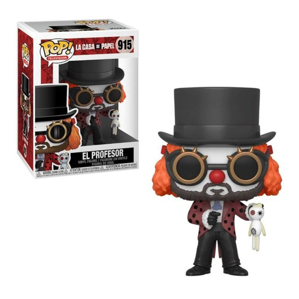 Figura El Professor Ver. Palhaço - La Casa de Papel - Funko Pop