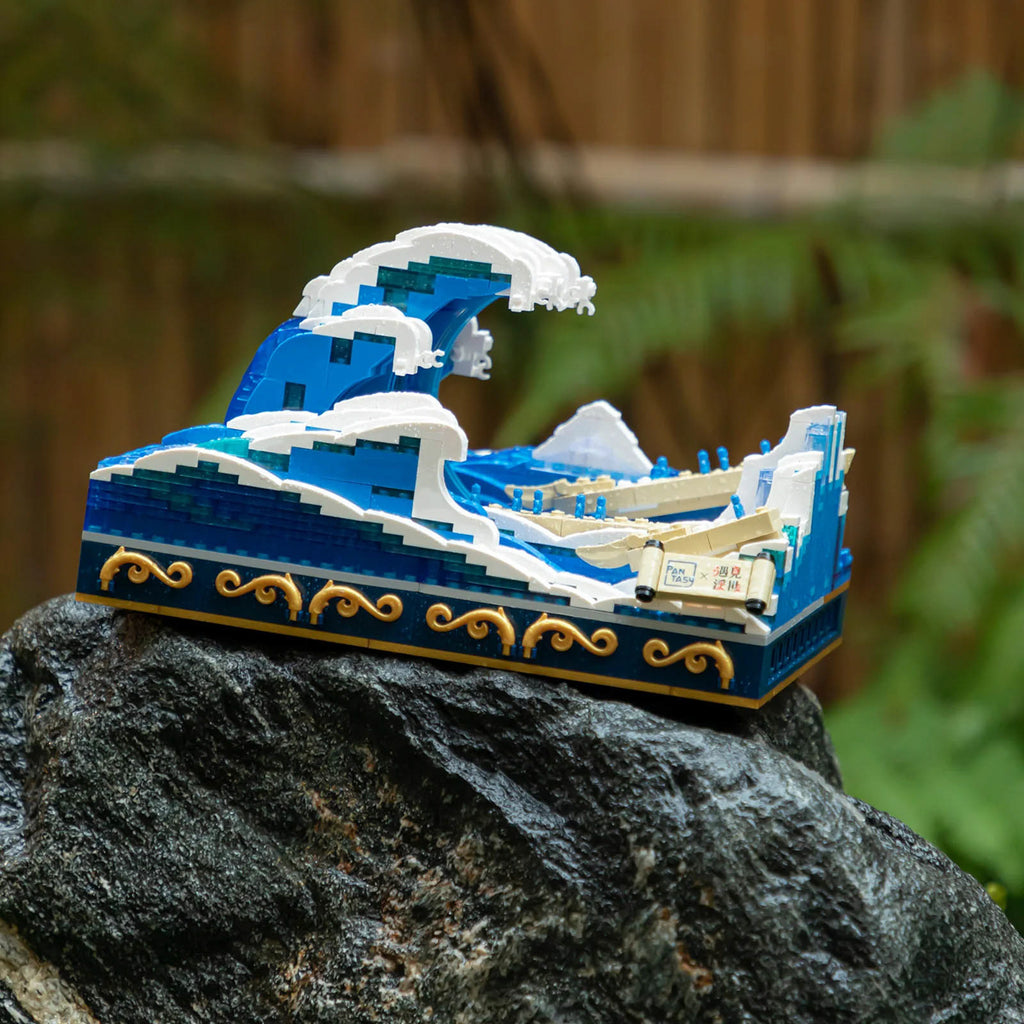 Figura A Grande Onda - Ukiyo-E - Pantasy