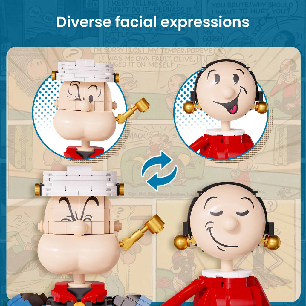 Figura Popeye With Olive - Popeye - Pantasy