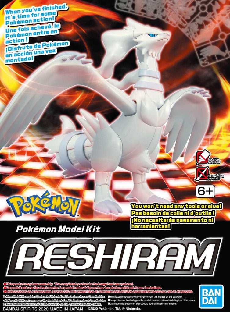 Reshiram - Pokemon - Plastic Model Kit - Bandai
