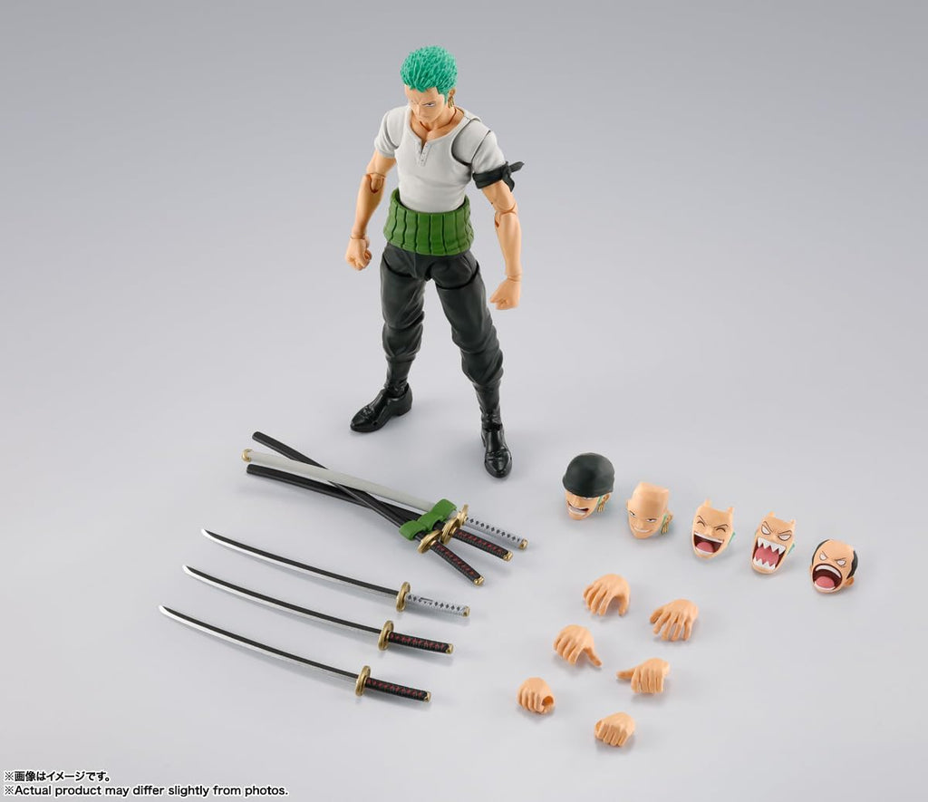 Figura Roronoa Zoro - Romance Dawn - One Piece - S.H.Figuarts - Bandai