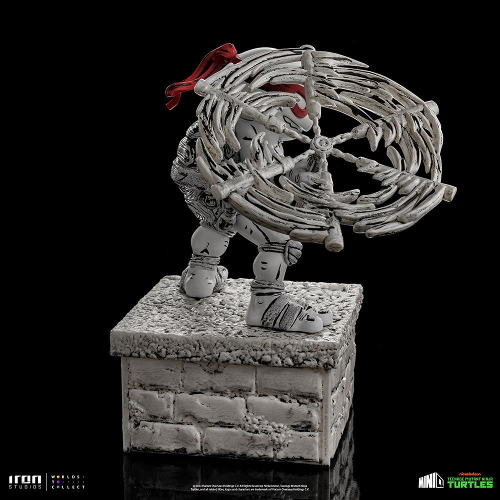 Estátua Michelangelo Comics Black and White - TMNT - MiniCo - Iron Studios