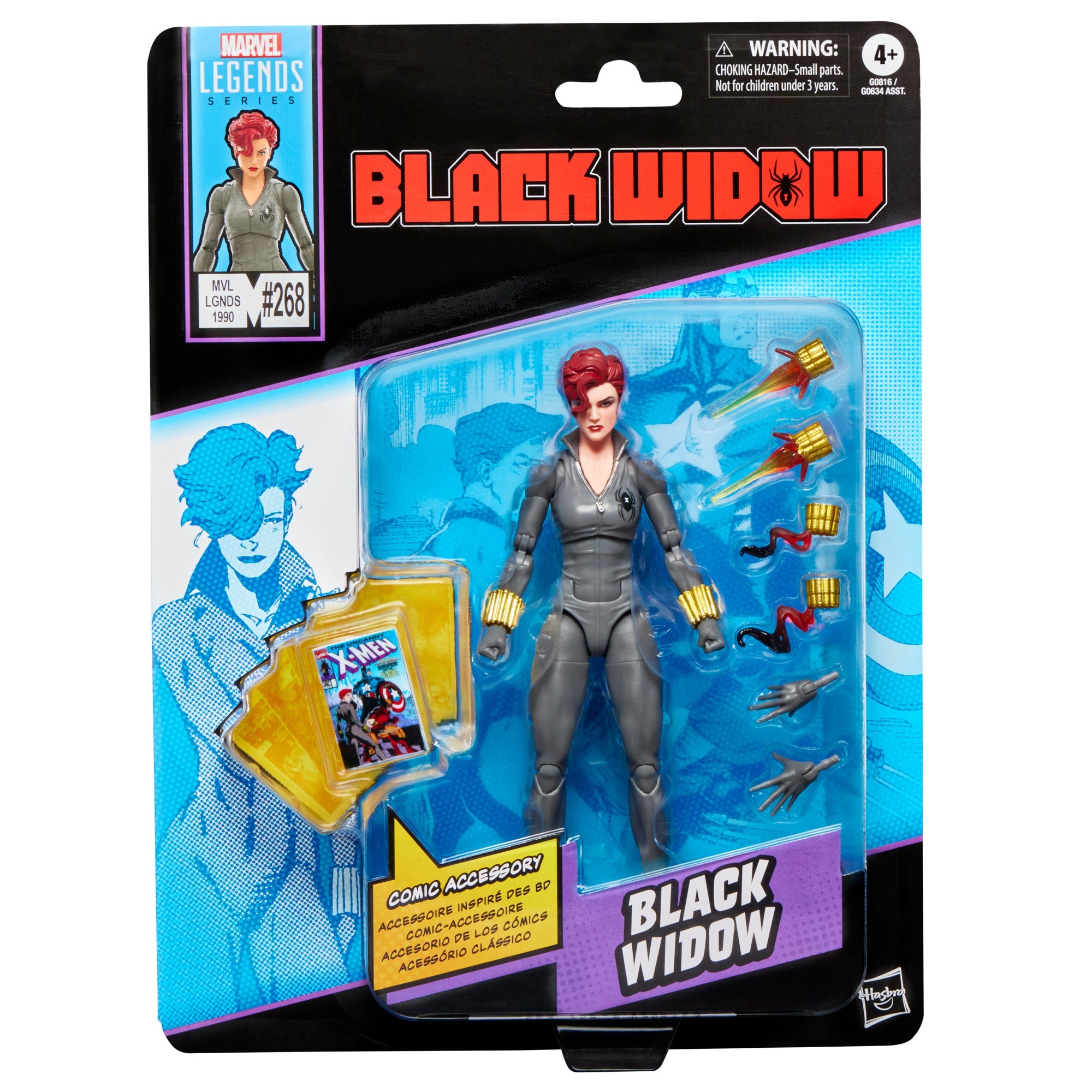 Figura Black Widow - Marvel Legends - Hasbro – Iron Studios Brasil