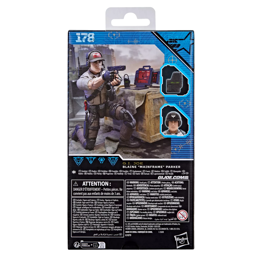 Figura Blaine Mainframe Parker - G.I. Joe Classified - Hasbro