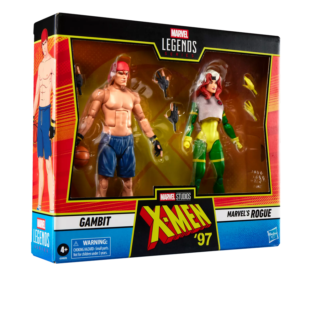 Figuras Gambit & Rogue  - Marvel Legends X-Men '97 - Hasbro