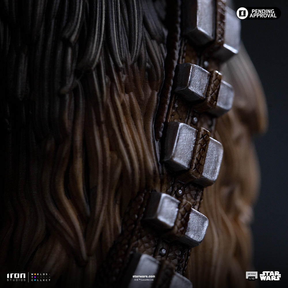 Estátua Chewbacca and Tokkat -  Star Wars - Art Scale 1/10 - Iron Studios